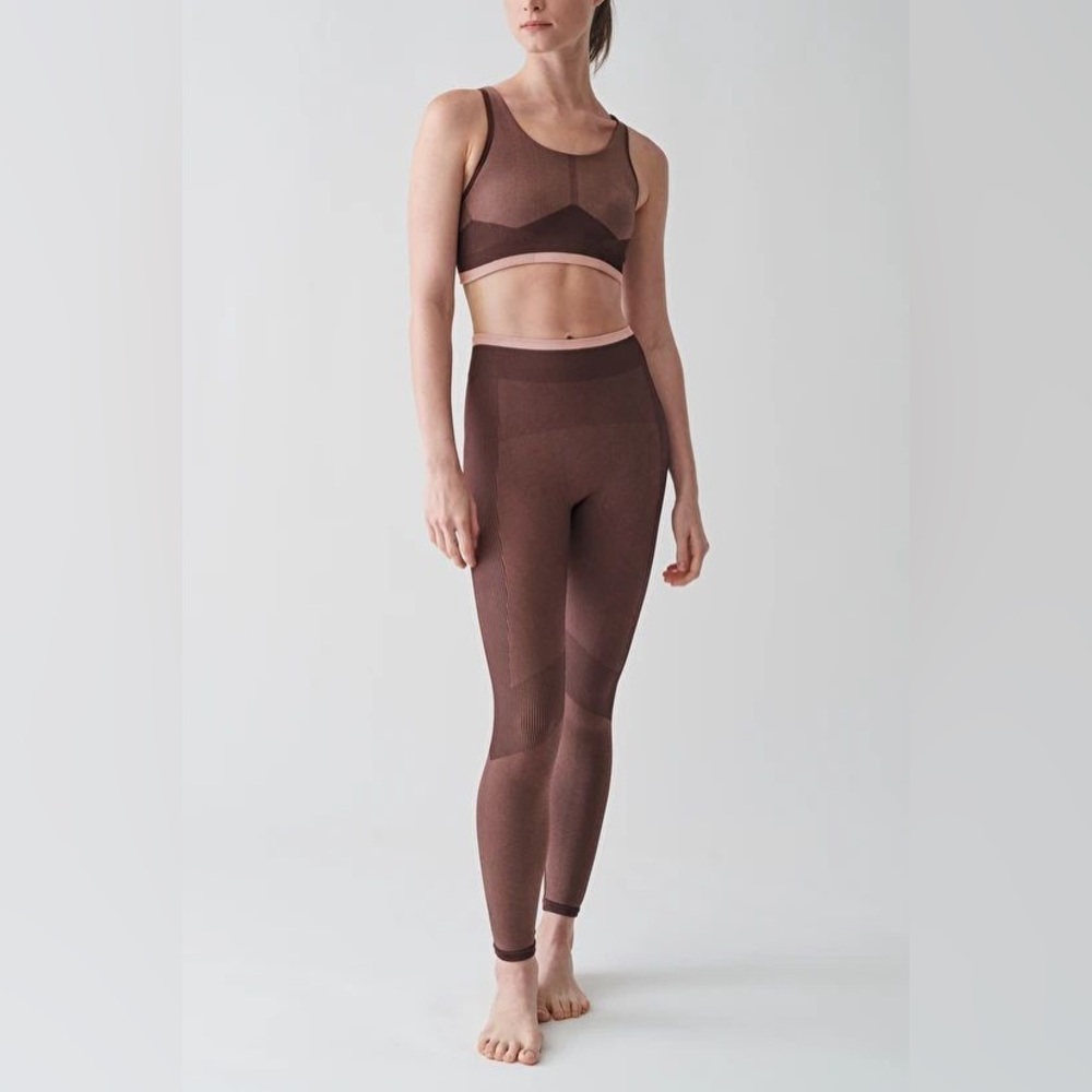 Rare COS Activewear Set — Lululemon Outdoor Voices — Brown/Pink, NWOT, Small